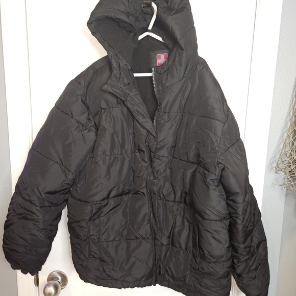 Swiss Tech Other - Swiss Tech Black Kids Puffer Jacket